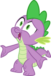 Size: 732x1092 | Tagged: safe, artist:psychicwalnut, spike, dragon, inspiration manifestation, season 4, claws, male, simple background, transparent background