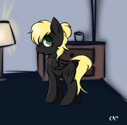 Size: 1627x1605 | Tagged: safe, artist:lux-arume, oc, oc:veen sundown, pegasus, pony, solo, sundown clan