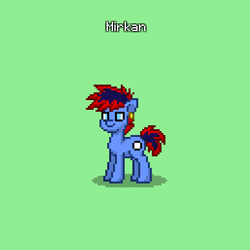 Size: 387x387 | Tagged: safe, oc, oc only, oc:mirkan, pony, ear piercing, earring, jewelry, piercing, pony town, redesign