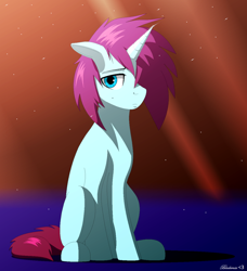 Size: 1180x1294 | Tagged: safe, artist:blademiss, oc, oc only, oc:dimly lit, pony, unicorn, female, mare, solo