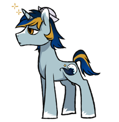 Size: 810x827 | Tagged: artist needed, safe, oc, oc only, oc:ocean wave, pony, unicorn, 4chan, male, solo, stallion
