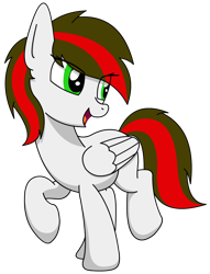 Size: 1166x1530 | Tagged: safe, artist:lonebigcity, artist:mrcity4000, oc, oc:solar spark, pegasus, pony, female, simple background, solo, transparent background