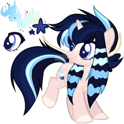 Size: 1280x1278 | Tagged: safe, artist:owl-clockwork, oc, oc:aurora smoke, pony, unicorn, deviantart watermark, female, mare, obtrusive watermark, offspring, parent:flash sentry, parent:twilight sparkle, parents:flashlight, simple background, solo, transparent background, watermark