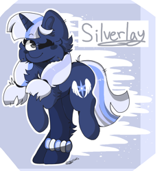 Size: 766x800 | Tagged: safe, artist:krazywolfx, oc, oc:silverlay, pony, female, mare, one eye closed, raised hoof, raised leg, solo, wink