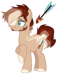 Size: 1163x1503 | Tagged: safe, artist:owl-clockwork, oc, oc:amber arrow, earth pony, pony, base used, colored pupils, male, simple background, solo, stallion, transparent background, watermark