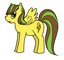 Size: 715x672 | Tagged: safe, artist:jolty, oc, oc:thunderjolt, pony, solo