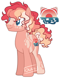 Size: 1082x1402 | Tagged: safe, artist:owl-clockwork, oc, oc:sun rise, earth pony, pony, base used, male, offspring, parent:big macintosh, parent:fluttershy, parents:fluttermac, simple background, solo, stallion, transparent background