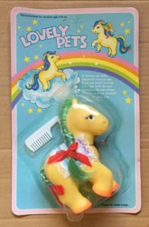 Size: 330x500 | Tagged: safe, pegasus, pony, g1, bootleg, lovely pets, photo, toy