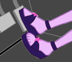 Size: 570x488 | Tagged: safe, artist:ilaria122, sci-twi, twilight sparkle, better together, equestria girls, feet, legs, pedal, pictures of legs, sandals