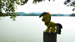 Size: 4096x2304 | Tagged: safe, daring do, china, chinese, huizhou, huizhou west lake, irl, lake, photo