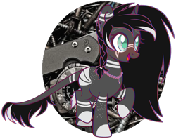 Size: 3116x2465 | Tagged: safe, artist:sweet-psycho-uwu, oc, oc only, oc:lithium frost, pony, unicorn, base used, braid, colored pupils, ear piercing, female, jewelry, leonine tail, mare, necklace, piercing, solo