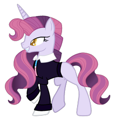 Size: 928x996 | Tagged: safe, artist:musical-medic, oc, oc:astral projection, pony, unicorn, base used, clothes, magical lesbian spawn, male, offspring, parent:rarity, parent:sassy saddles, parents:rarisaddles, simple background, solo, stallion, transparent background