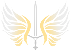 Size: 1501x1071 | Tagged: safe, artist:veen, oc, oc only, oc:veen sundown, cutie mark, cutie mark only, cutiemark only, no pony, simple background, sword, transparent background, vector, weapon, wings
