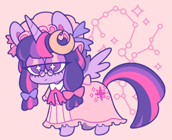 Size: 800x650 | Tagged: safe, artist:nekozneko, twilight sparkle, twilight sparkle (alicorn), alicorn, pony, clothes, cosplay, costume, crossover, cute, patchouli knowledge, solo, touhou, twiabetes, twichouli