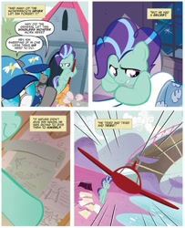 Size: 729x899 | Tagged: safe, artist:nicoletta baldari, idw, fast clip, manerick, whiplash, wind sock, earth pony, pegasus, spoiler:comic, spoiler:comic81, male, stallion, wonderbolts