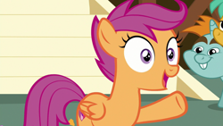 Size: 1920x1080 | Tagged: safe, screencap, scootaloo, snails, snips, pony, the last crusade