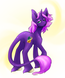 Size: 1024x1237 | Tagged: safe, artist:paisleyperson, oc, oc:fuchsia figment, pony, unicorn, female, mare, simple background, solo, transparent background