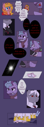 Size: 600x1725 | Tagged: safe, artist:yokokinawa, oc, oc:dracula, oc:dreamy sweet, pony, comic, spanish, translation request