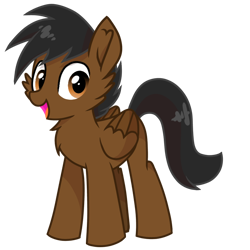 Size: 800x800 | Tagged: safe, artist:rainbow eevee, oc, oc:dashing thunder, pegasus, pony, 2020 community collab, cute, daaaaaaaaaaaw, derpibooru community collaboration, male, pegasus oc, simple background, solo, transparent background, vector