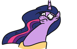 Size: 465x298 | Tagged: source needed, safe, artist:jargon scott, princess twilight 2.0, twilight sparkle, twilight sparkle (alicorn), alicorn, the last problem, cropped, disturbed, reaction image, shocked, shrunken pupils