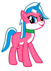 Size: 361x502 | Tagged: safe, artist:baby-foxy-the-fox, artist:firepony-bases, pony, base used, gift art, lego, ponified, simple background, solo, the lego movie, transparent background, unikitty