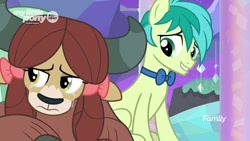 Size: 1280x720 | Tagged: safe, screencap, sandbar, yona, pony, yak, she's all yak, crying