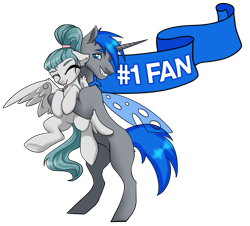 Size: 941x849 | Tagged: safe, artist:kxttponies, oc, oc only, oc:kitt, oc:nightfall, changeling, pegasus, pony, female, hug, mare, simple background, transparent background