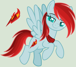 Size: 1174x1034 | Tagged: safe, artist:frostylithi, oc, oc:rapid fire, pegasus, pony, base used, colored pupils, female, mare, offspring, parent:flash magnus, parent:rainbow dash, parents:dashmagnus, simple background, solo