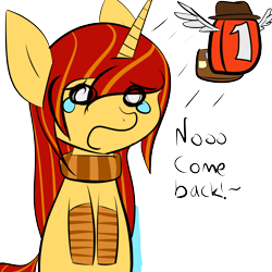 Size: 1280x1280 | Tagged: safe, oc, oc:autumn leaf, pony, unicorn, female, mare, solo, tumblr