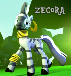 Size: 656x699 | Tagged: safe, artist:beardeddoomguy, artist:commodor-richter, zecora, zebra, .zip file at source, 3d, 3d model, downloadable, gmod, solo