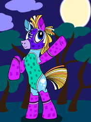 Size: 960x1280 | Tagged: safe, artist:dashingjack, oc, oc:brainstorm, pony, clothes, costume, horstachio, hudson horstachio, nightmare night, viva piñata