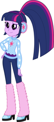 Size: 5473x12221 | Tagged: safe, artist:redillita, twilight sparkle, twilight sparkle (alicorn), alicorn, equestria girls, clothes, earmuffs, headband, high heels, ponytail, shoes, winter outfit