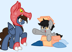 Size: 902x647 | Tagged: safe, artist:angellight-bases, artist:junetheicecat, oc, oc:alex star brickowski, oc:max flarewood copper, pegasus, pony, base used, lego, magical gay spawn, offspring, parent:emmet brickowski, parent:good cop bad cop, the lego movie