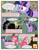 Size: 612x792 | Tagged: safe, artist:newbiespud, derpibooru import, edit, edited screencap, screencap, applejack, fluttershy, pinkie pie, twilight sparkle, unicorn twilight, cerberus, earth pony, pegasus, pony, unicorn, comic:friendship is dragons, annoyed, ball, collar, comic, dialogue, eyes closed, female, flying, hoof hold, mare, multiple heads, on back, raised hoof, screencap comic, spiked collar, three heads