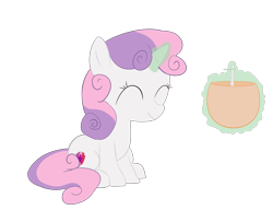 Size: 2712x2084 | Tagged: safe, artist:rike, sweetie belle, pony, unicorn, cutie mark, female, filly, simple background, sitting, solo, transparent background