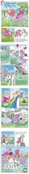 Size: 500x2880 | Tagged: safe, light heart, sweet berry, comic:light heart's bad-joke day, g2, clothes, clothes line, comic, cute, food, forgiveness, g2 sweet sweetberry, hat, horses doing horse things, ivy (g2), ivybetes, kite, lightheartbetes, official, petal blossom, pie, prank, rainbow, shaking, sky skimmer, squirting flower, sun sparkle, tail scrunchie, wastebasket