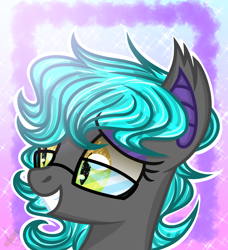 Size: 2160x2372 | Tagged: safe, artist:domina-venatricis, oc, bat pony, pony, bust, female, mare, portrait, solo