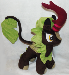 Size: 1550x1675 | Tagged: safe, artist:crazyditty, cinder glow, summer flare, kirin, impossibly large horn, plushie