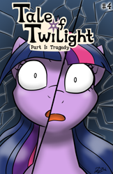 Size: 475x734 | Tagged: safe, artist:donzatch, twilight sparkle, twilight sparkle (alicorn), alicorn, pony, comic:tale of twilight, broken, female, shattered, shocked, solo, wide eyes