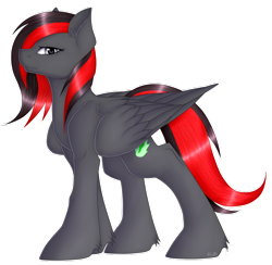 Size: 904x884 | Tagged: safe, artist:xx-nocturnalskies-xx, oc, oc:burning shadow, pegasus, pony, undead, vampire, vampony, simple background, solo, transparent background