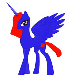 Size: 859x929 | Tagged: safe, derpibooru exclusive, oc, oc:roblox, alicorn, pony, alicorn oc, female, mare