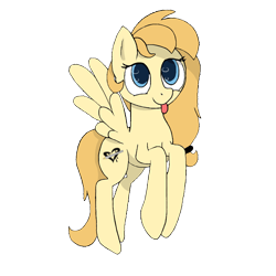 Size: 1000x1000 | Tagged: safe, artist:moon-litskies, oc, oc only, oc:inkjoy, pegasus, pony, 2020 community collab, :p, derpibooru community collaboration, female, flying, simple background, solo, tongue out, transparent background