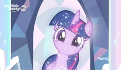 Size: 1872x1078 | Tagged: safe, screencap, pony, uprooted, cute, head tilt, implied twilight sparkle, smiling, solo, sparkles, tree of harmony, treelight sparkle, treelightbetes