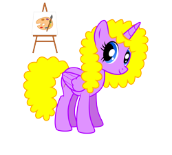 Size: 5000x4500 | Tagged: safe, artist:northernthestar, oc, oc:creative canvas, alicorn, pony, absurd resolution, alicorn oc, female, mare, simple background, solo, transparent background