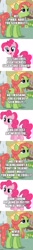 Size: 500x3813 | Tagged: safe, edit, edited screencap, screencap, pinkie pie, tree hugger, pony, asking, comic, confused, conversation, dialogue, drugs, nevermind, screencap comic, tree stoner