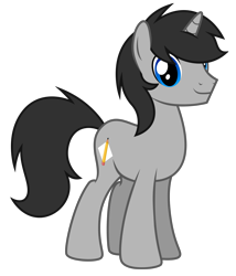 Size: 2158x2521 | Tagged: safe, artist:drakizora, oc, oc:greyline, pony, unicorn, 2020 community collab, derpibooru community collaboration, male, simple background, solo, stallion, transparent, transparent background