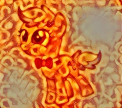 Size: 542x481 | Tagged: safe, edit, oc, oc:alphabet, alphabet pasta, dreamscope edit, food, pasta