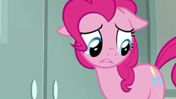 Size: 1920x1080 | Tagged: safe, screencap, pinkie pie, earth pony, pony, the last laugh, female, floppy ears, mare, solo