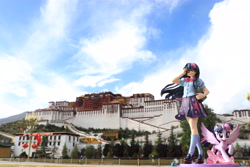 Size: 6000x4000 | Tagged: safe, twilight sparkle, twilight sparkle (alicorn), alicorn, human, pony, book, china, humanized, irl, kotobukiya, kotobukiya twilight sparkle, photo, tibet