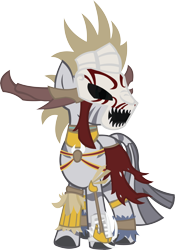 Size: 3494x5001 | Tagged: safe, artist:zvn, zecora, zebra, clothes, crossover, diablo, female, quadrupedal, simple background, skull, solo, transparent background, vector